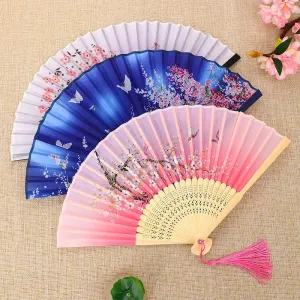 1PC Pretty Sakura Han Summer Foldable Handheld Fan