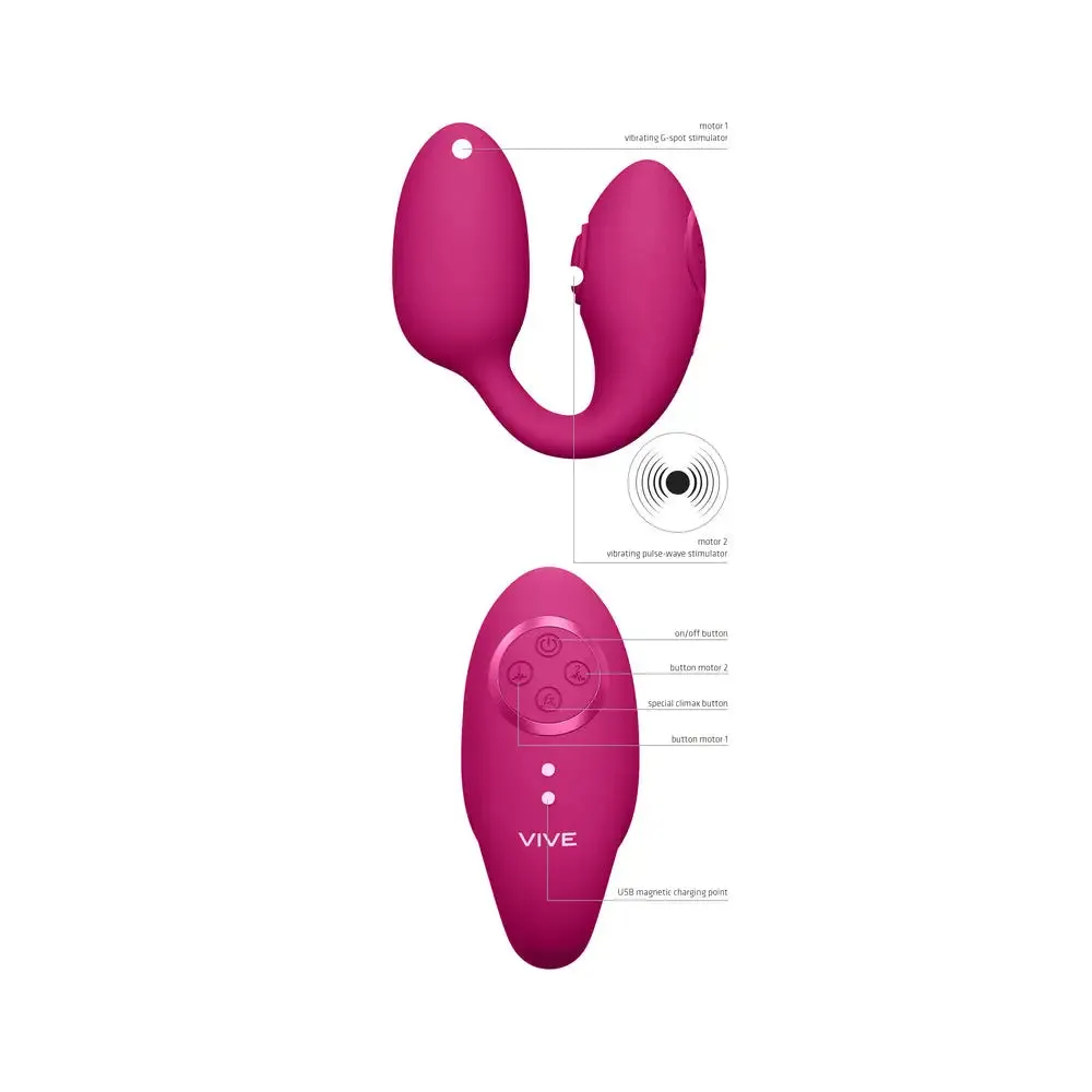 3.6-inch Shots Silicone Pink Rechargeable Mini Vibrating Love Egg