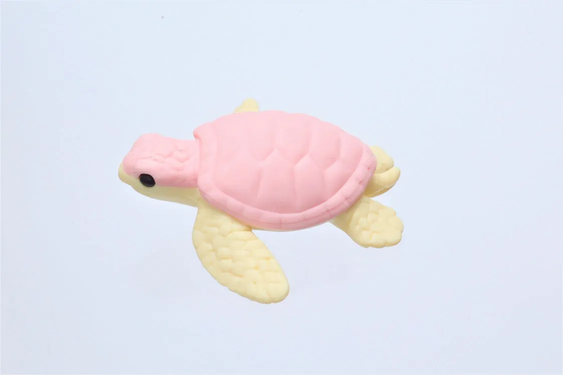 382511 IWAKO TURTLE ERASERS-3 COLORS-30