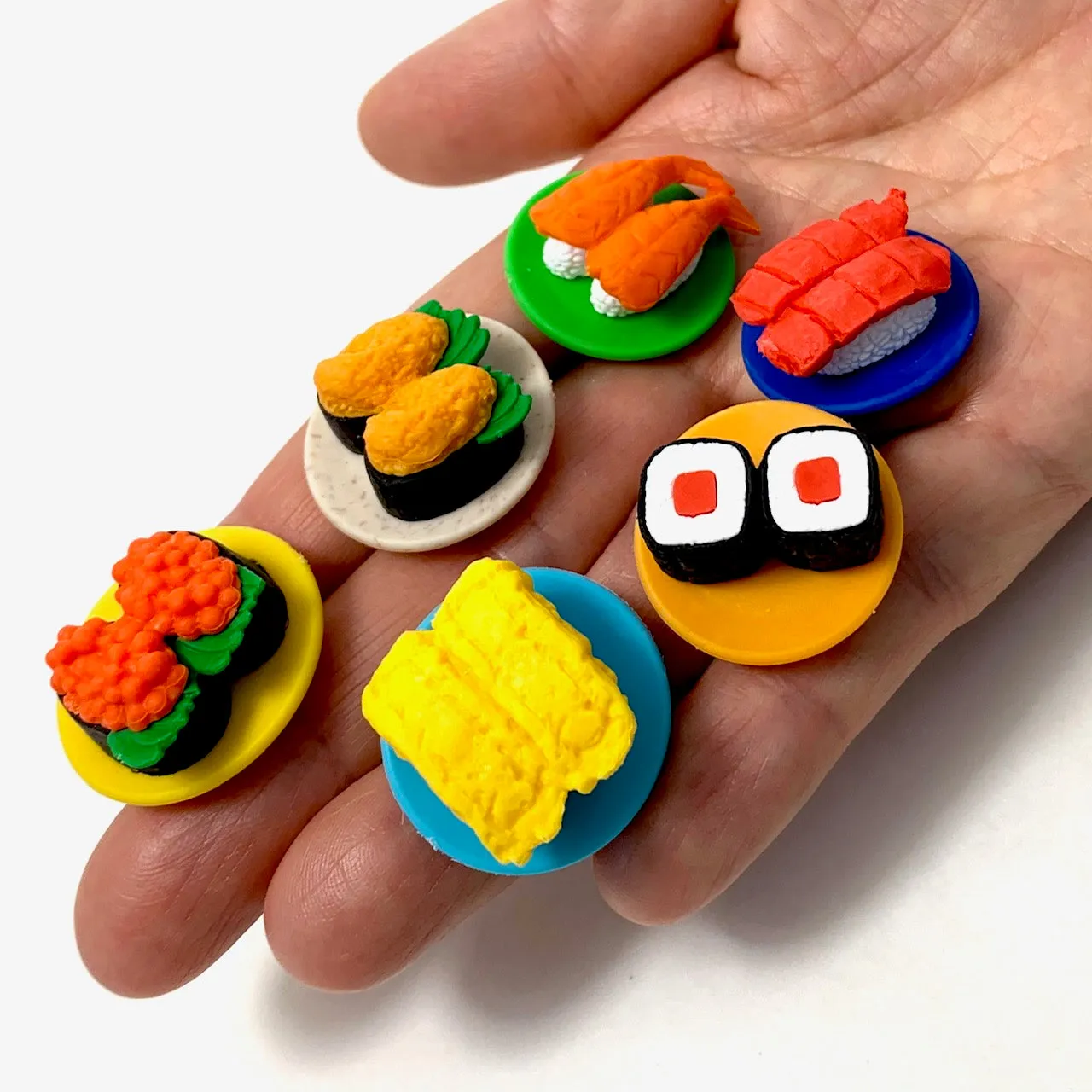 382621 IWAKO SUSHI-GO-ROUND ERASERS-30