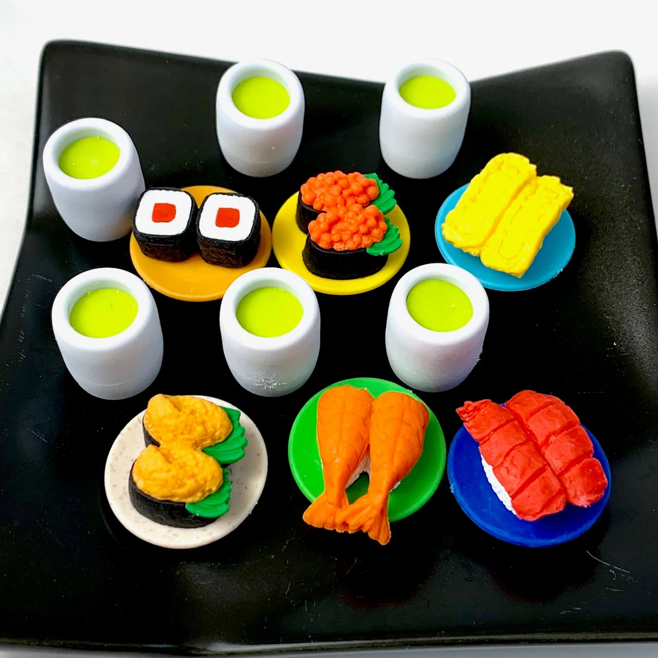 382621 IWAKO SUSHI-GO-ROUND ERASERS-30