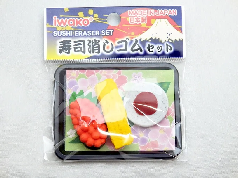 38369 IWAKO SUSHI TRIPLE ERASERS-12