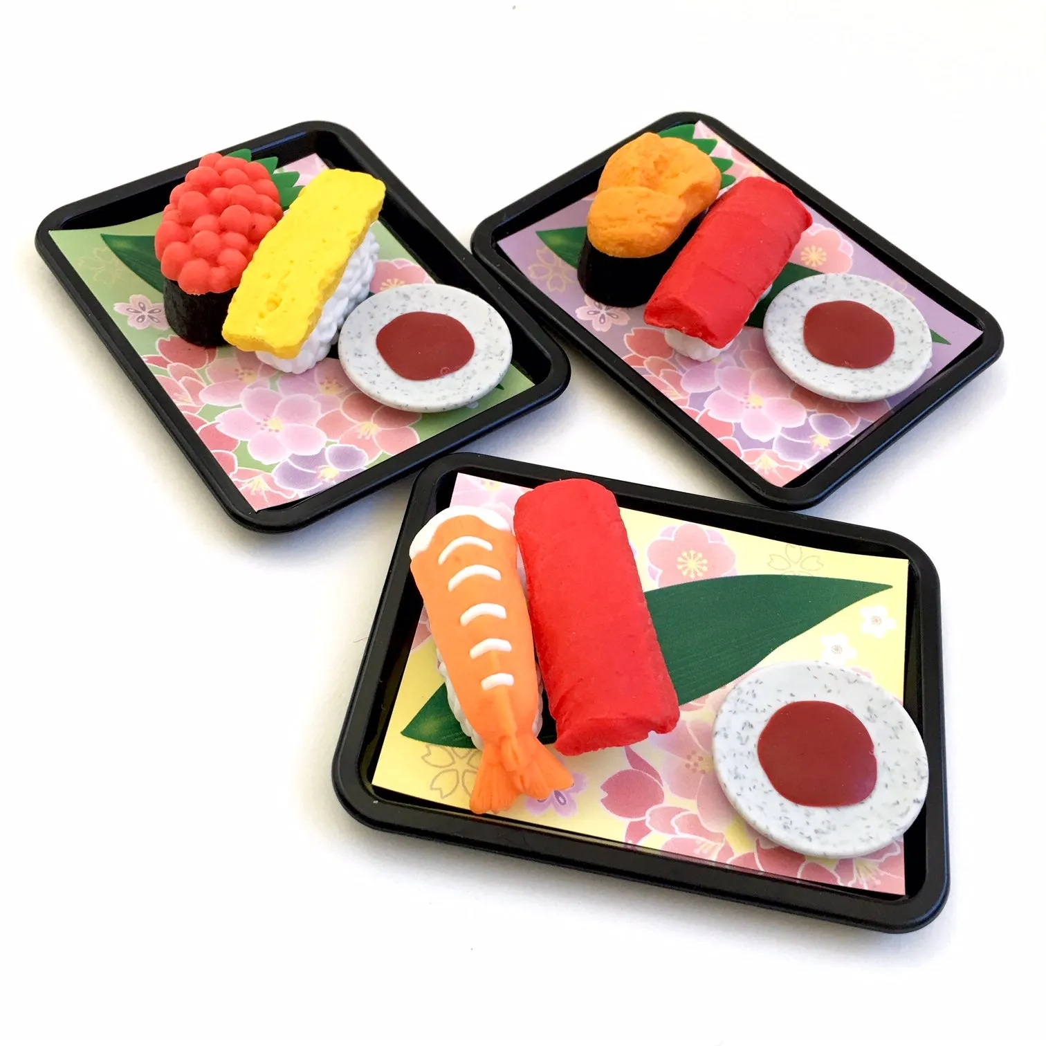 38369 IWAKO SUSHI TRIPLE ERASERS-12