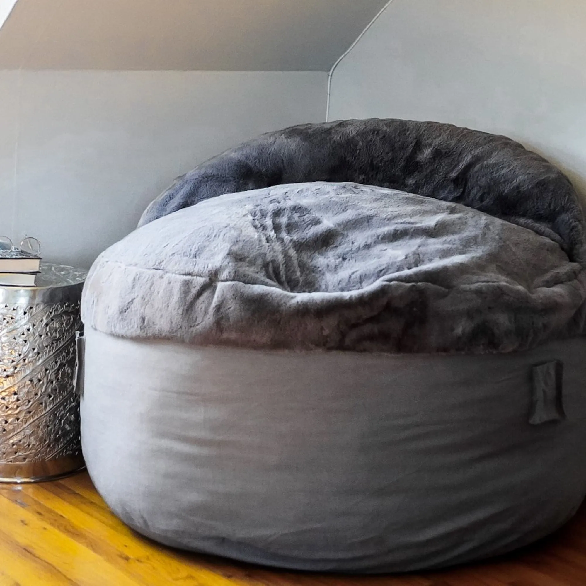 Adult Bean Bag Chair - Full - NEST Bunny Fur