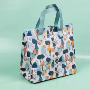 Afro Sunshine Insulated Lunch/ Tote/ Grocery Bag