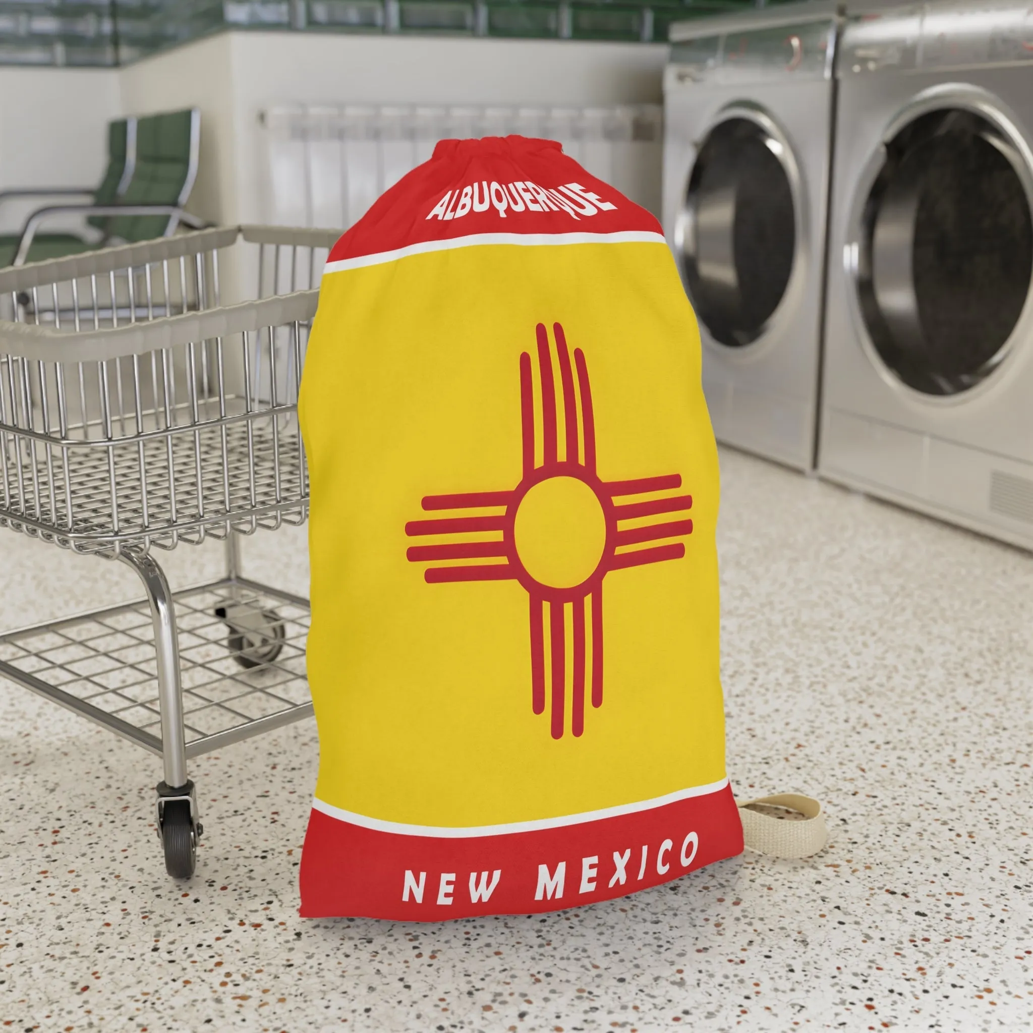 Albuquerque New Mexico Laundry Bag