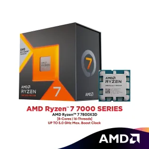 AMD Ryzen 7 7800X3D AM5 Gaming Processor (8-Cores/16-Threads) | AMD Ryzen™ 7 7000 SERIES