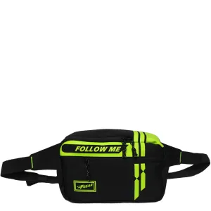 Amiable Black Green Waist Pouch