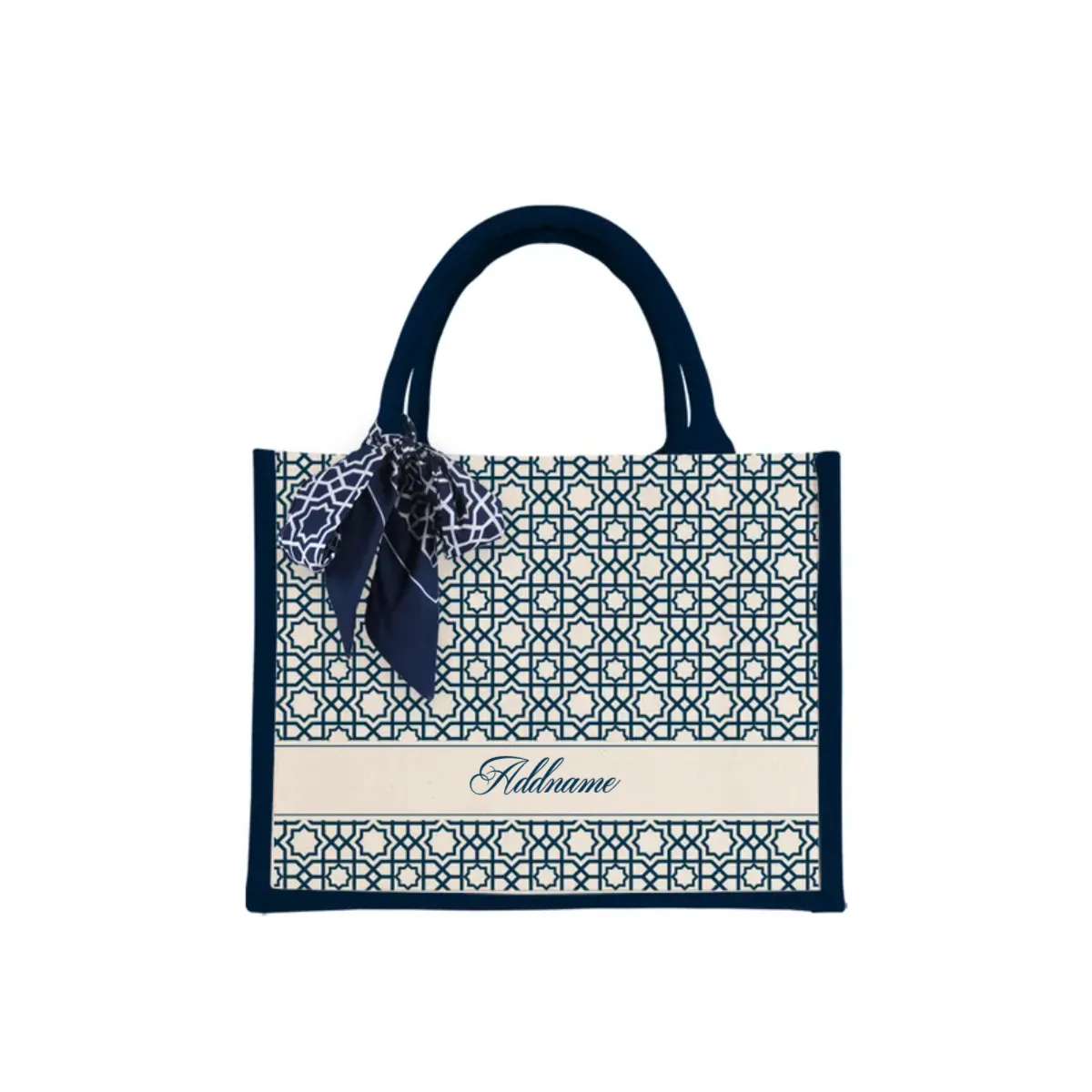 Annas Series - Prussian Blue Jute Bags