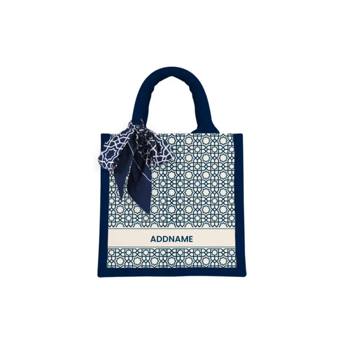 Annas Series - Prussian Blue Jute Bags