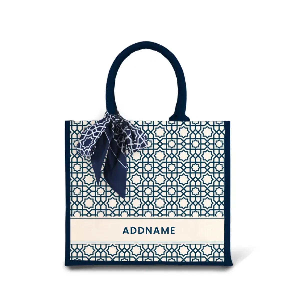 Annas Series - Prussian Blue Jute Bags