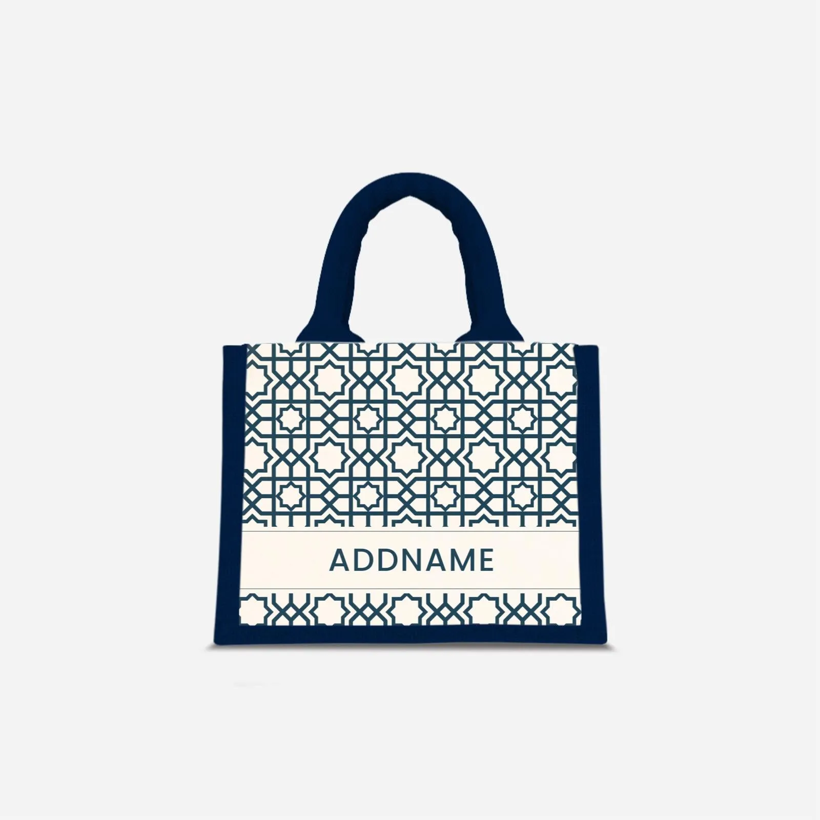 Annas Series - Prussian Blue Jute Bags