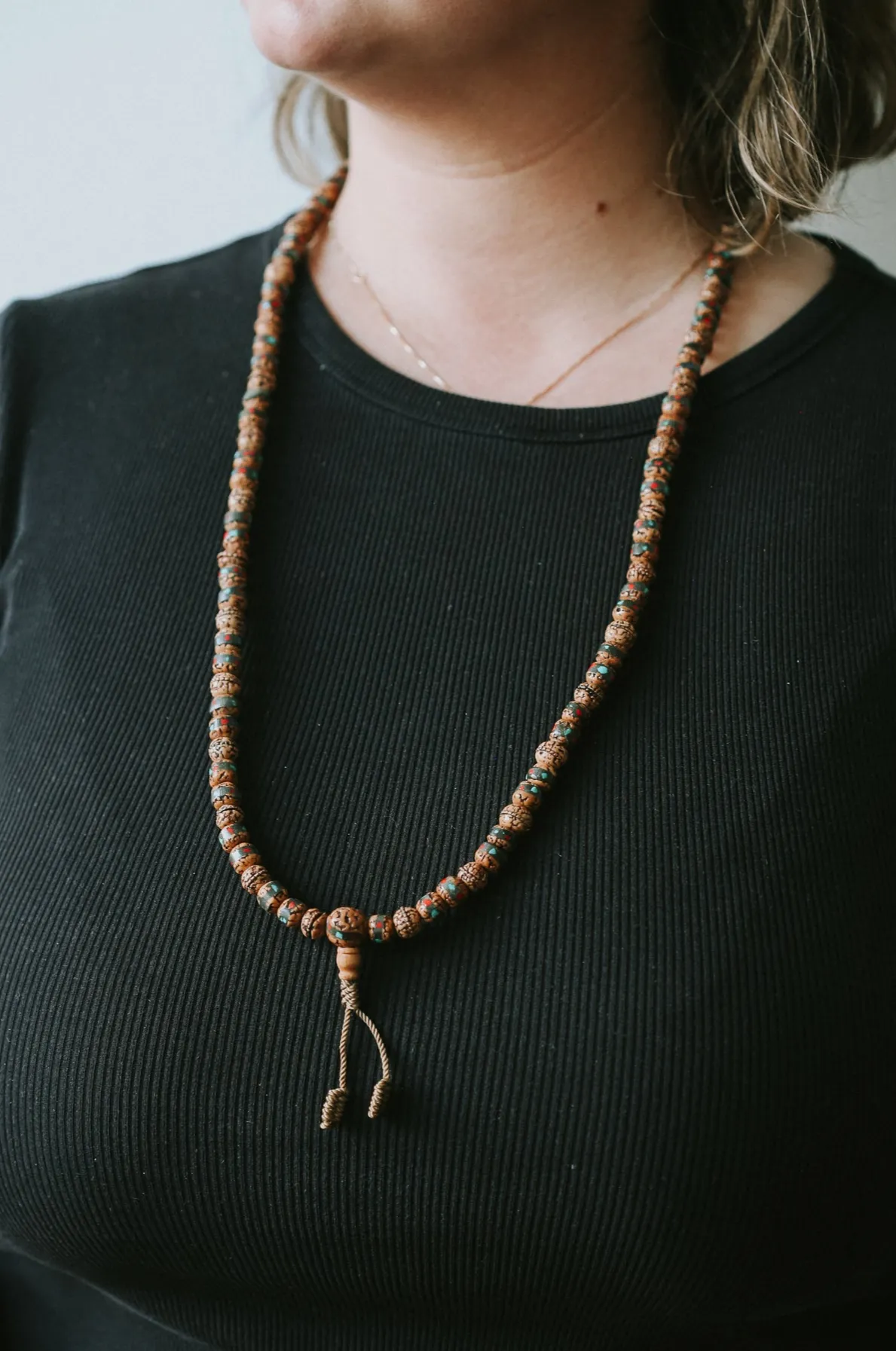 Art & Heritage Inlaid Rudraksha Mala Set