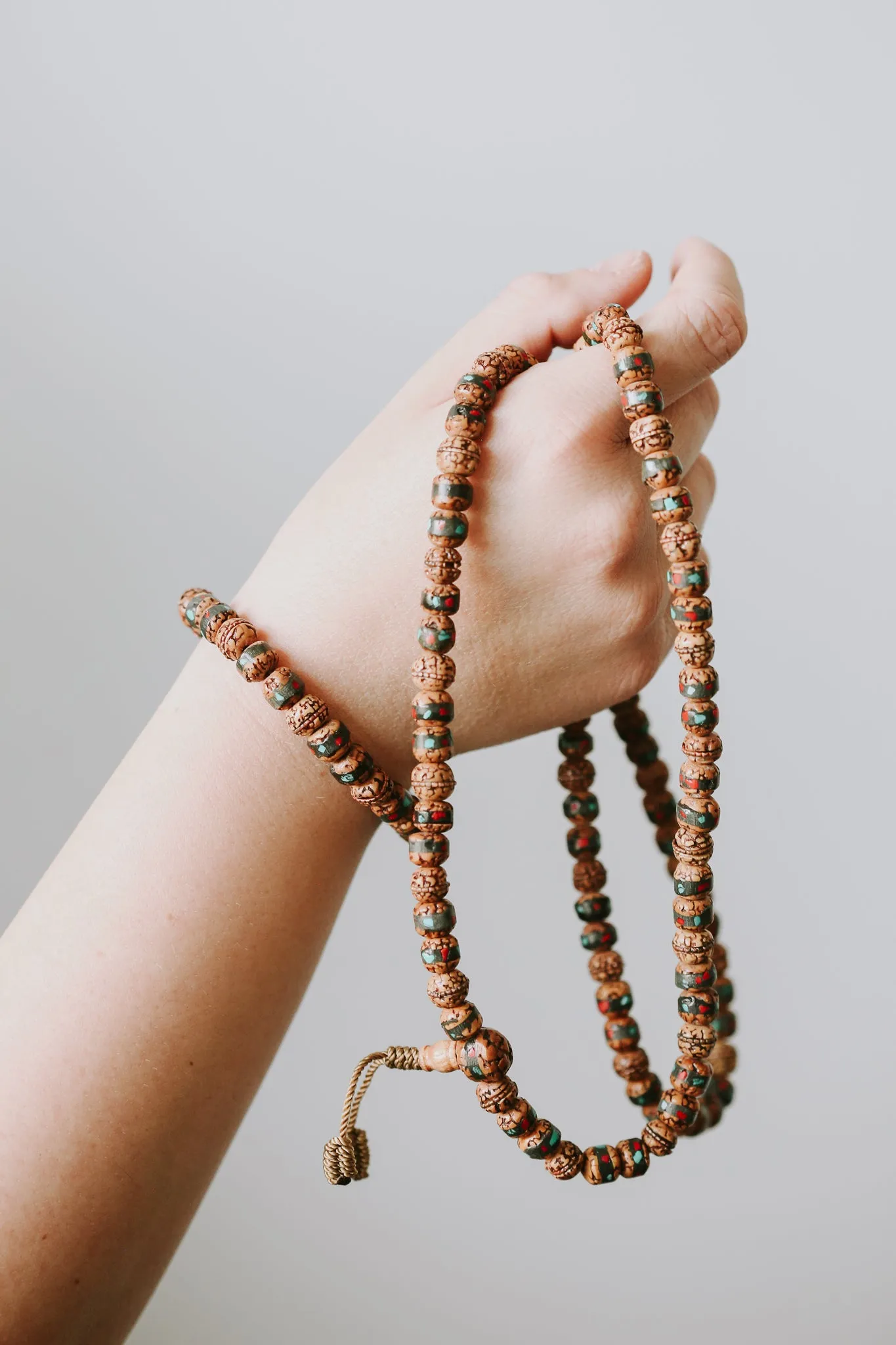 Art & Heritage Inlaid Rudraksha Mala Set