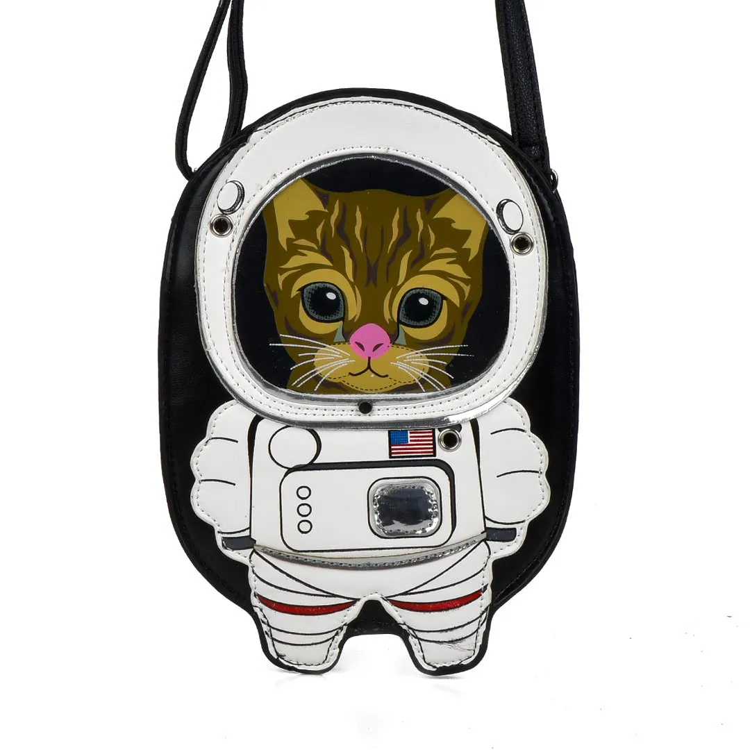 ASTRONAUT CAT CROSSBODY BAG