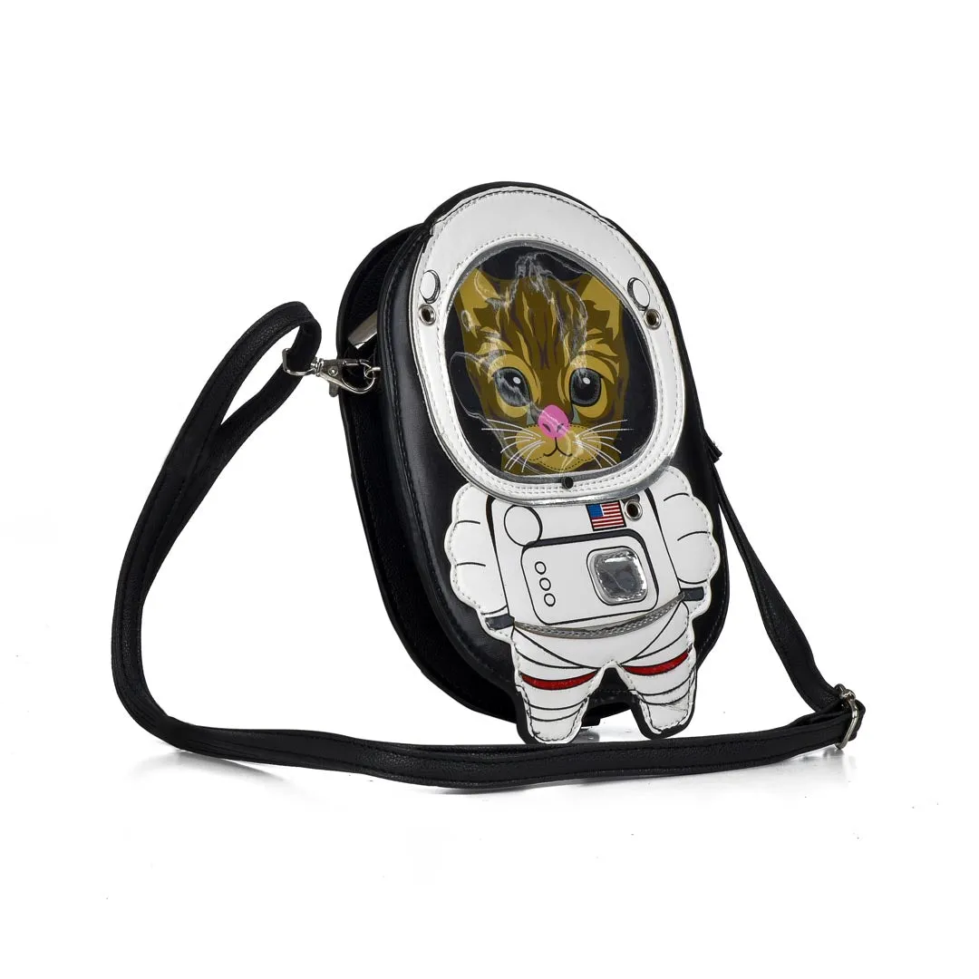 ASTRONAUT CAT CROSSBODY BAG