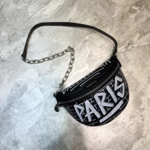 Balen Souvenir XS Belt Bag In Black, For Women,  Bags 9.5in/24cm