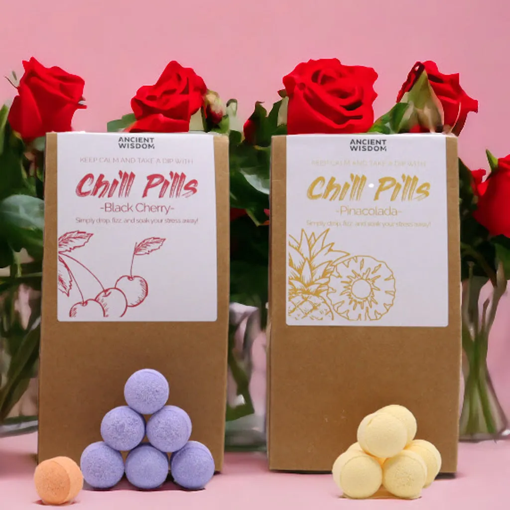 Bath Bomb Gift - Chill Pill Gift Packs - Mini Bath Bomb Gift Set