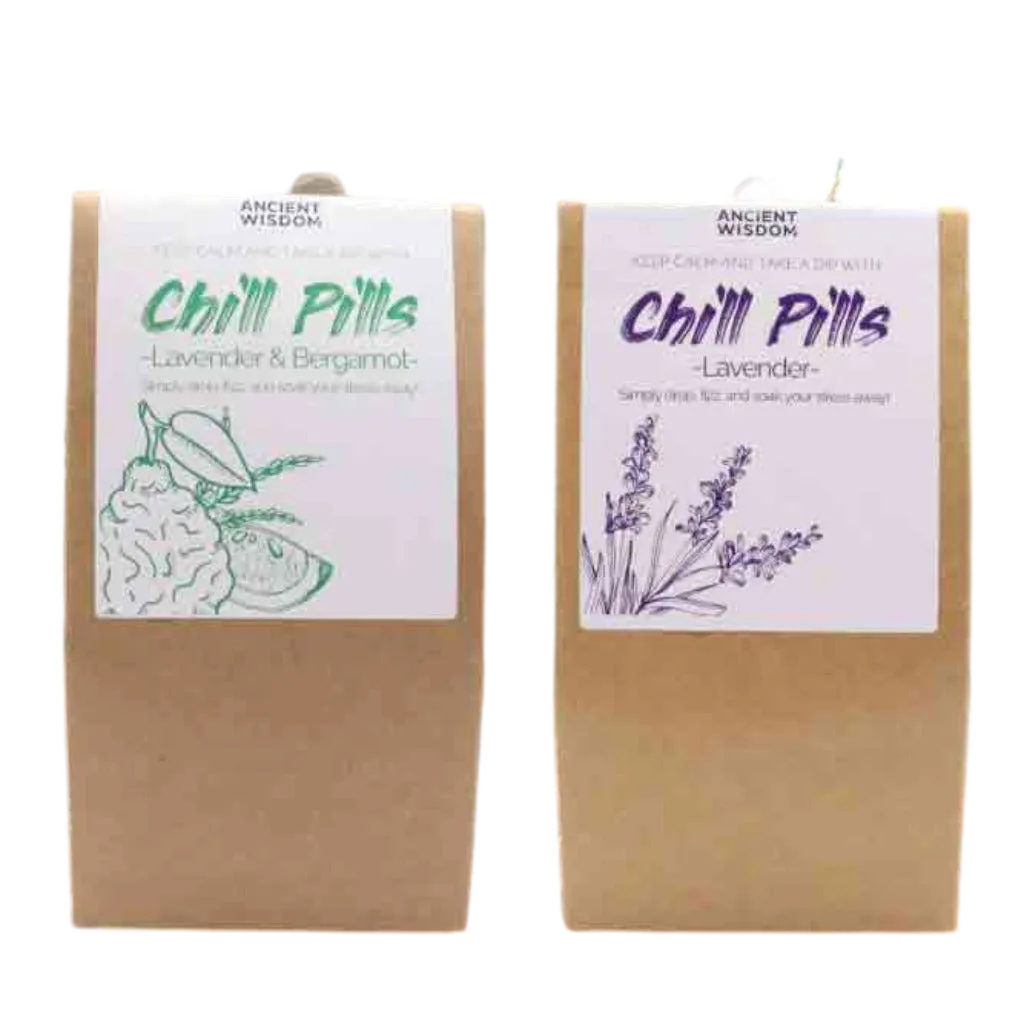 Bath Bomb Gift - Chill Pill Gift Packs - Mini Bath Bomb Gift Set