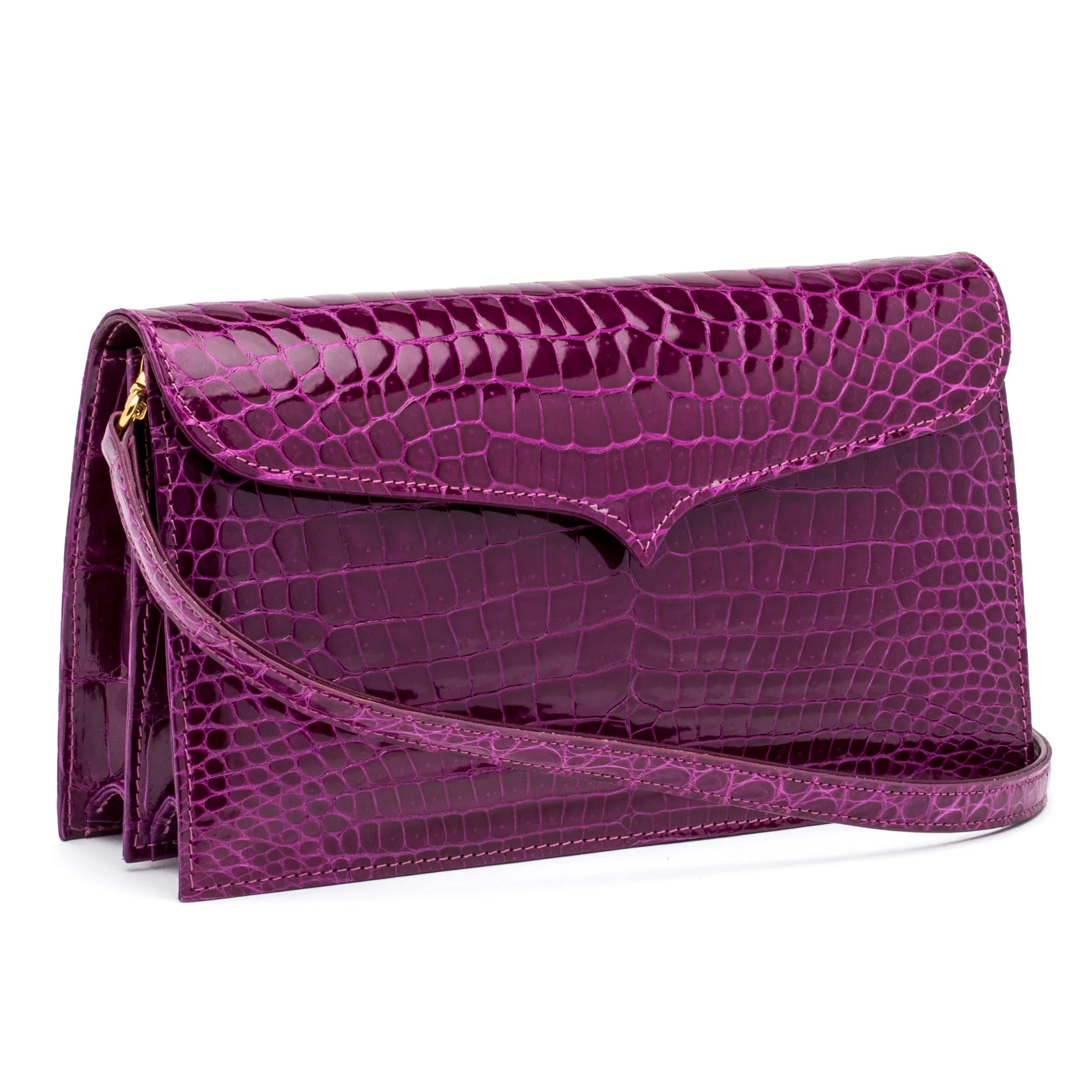 Capri Clutch in Purple