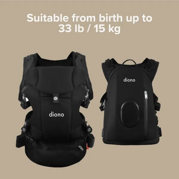 Carus Complete 4-in-1 Baby Carrier | Black