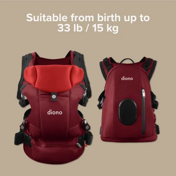 Carus Complete 4-in-1 Baby Carrier | Red