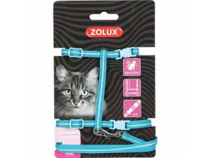 CAT HARNESS & LEASH KIT - BLUE