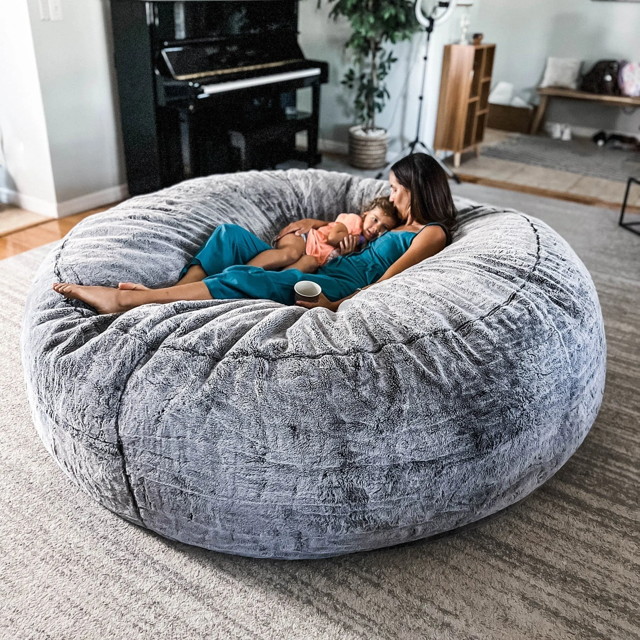 Chinchilla Giant Bean Bag Chair