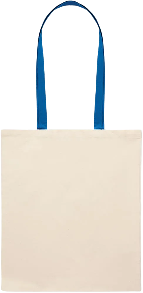 Essential colored handle tote bag