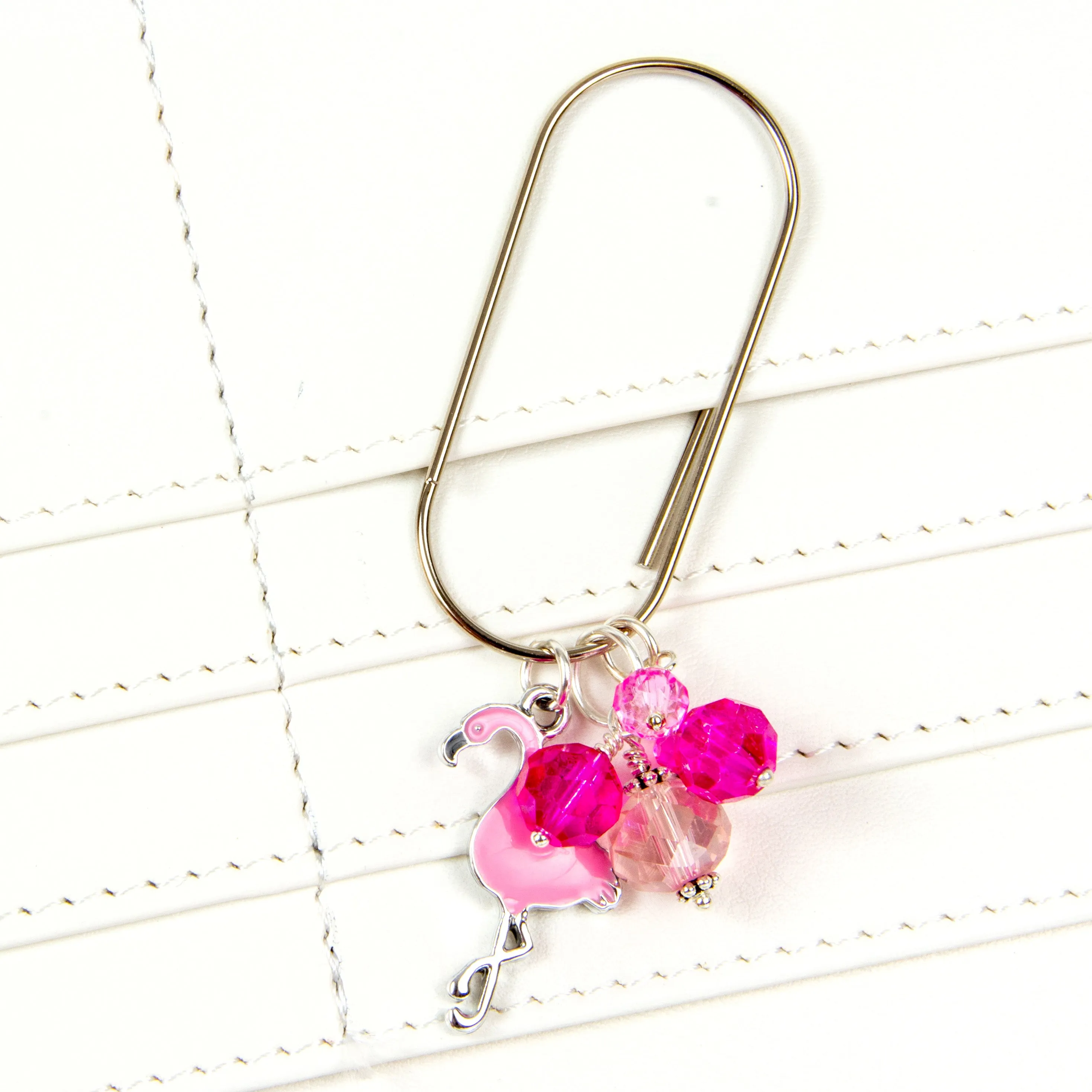 Flamingo Dangle Planner Clip or Charm