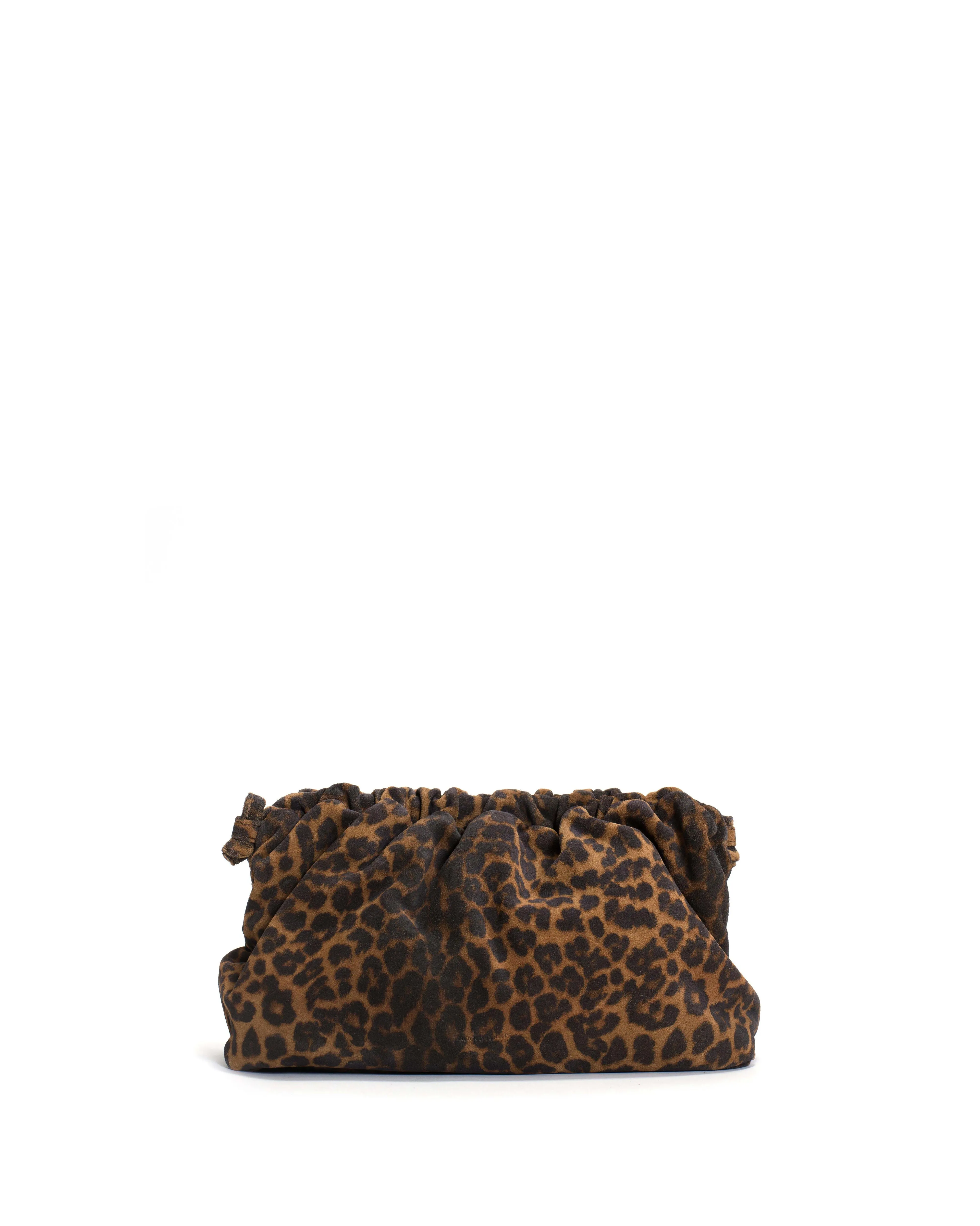 Hally grand cloud bag Calf suede print Leopard