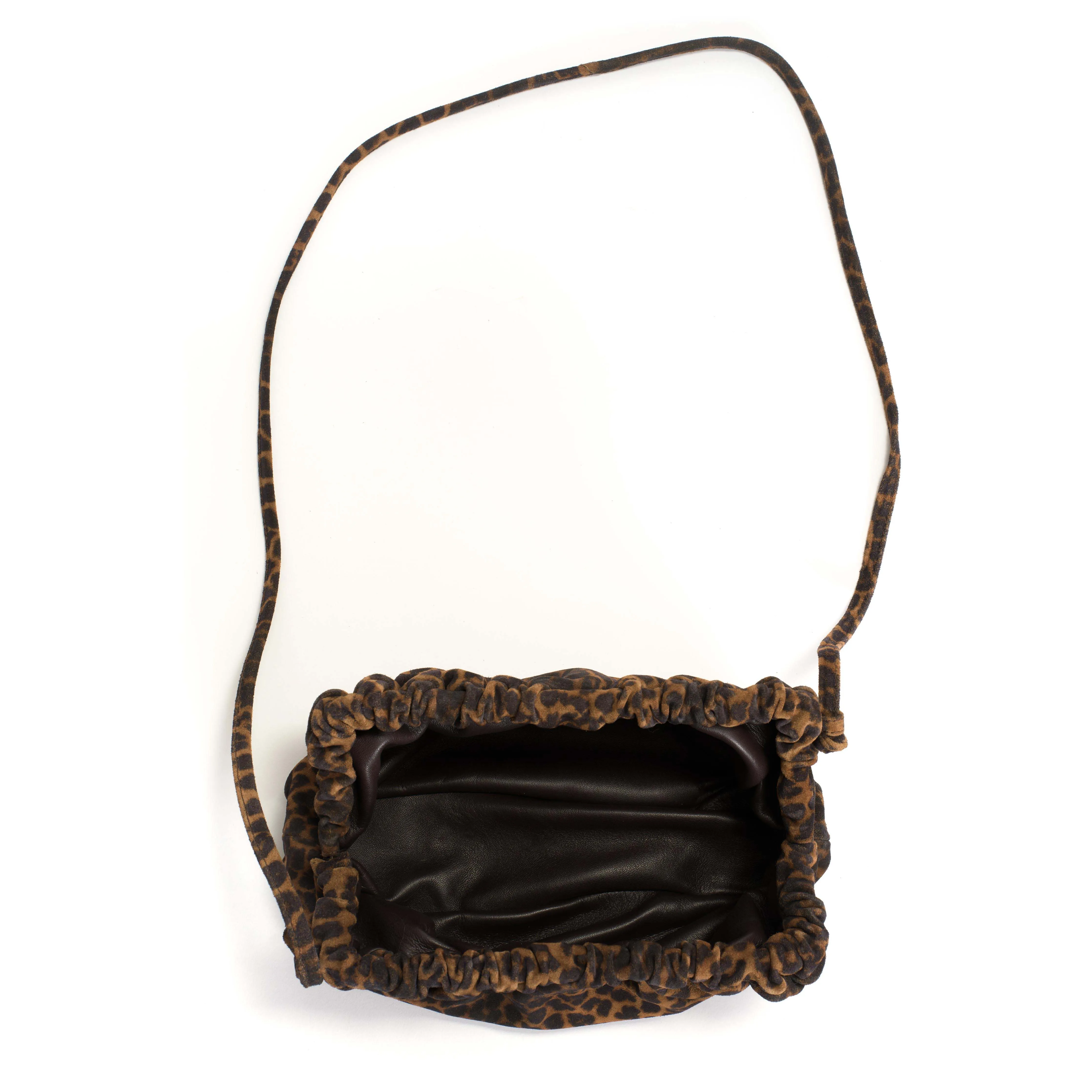 Hally grand cloud bag Calf suede print Leopard