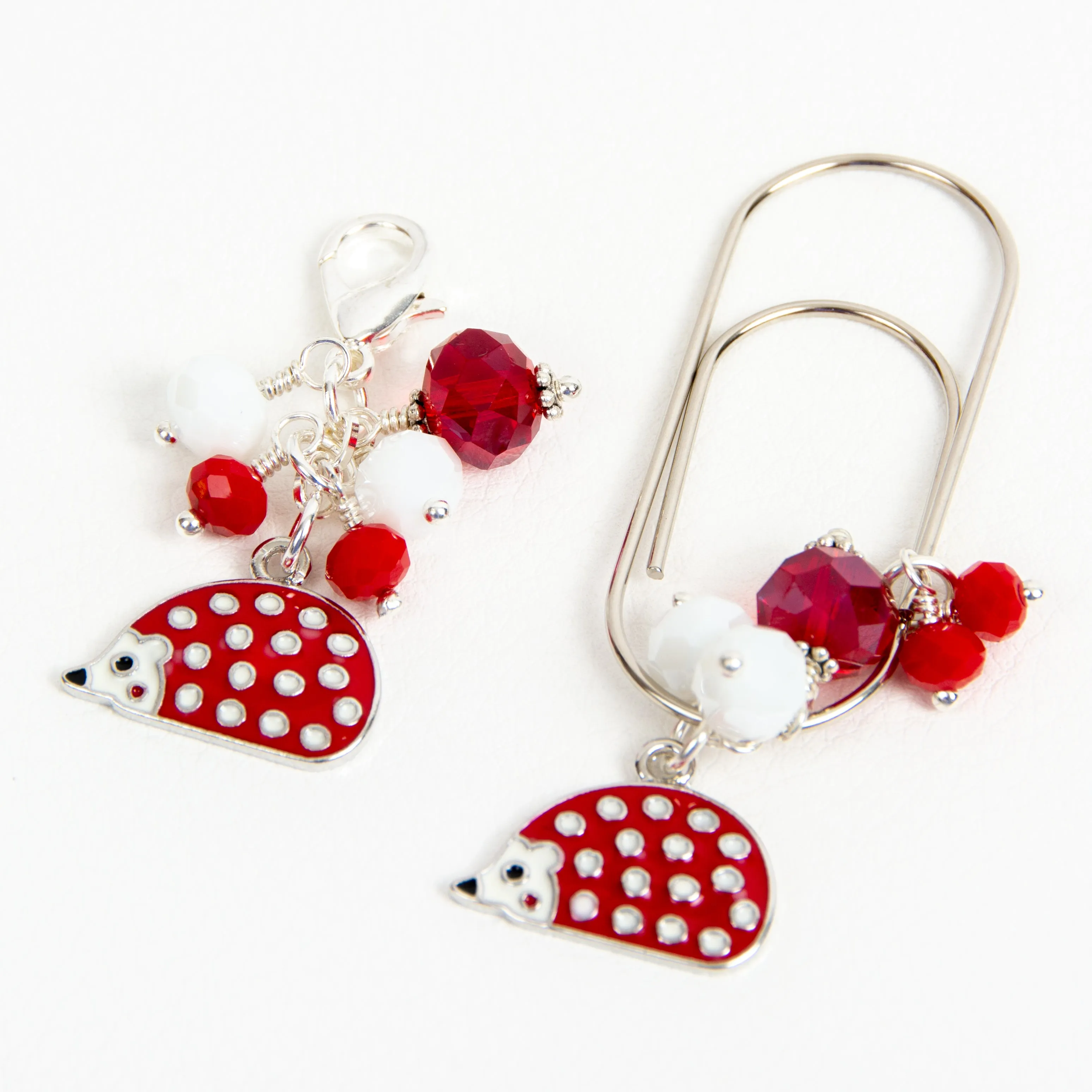 Hedgehog Dangle Planner Clip or Charm