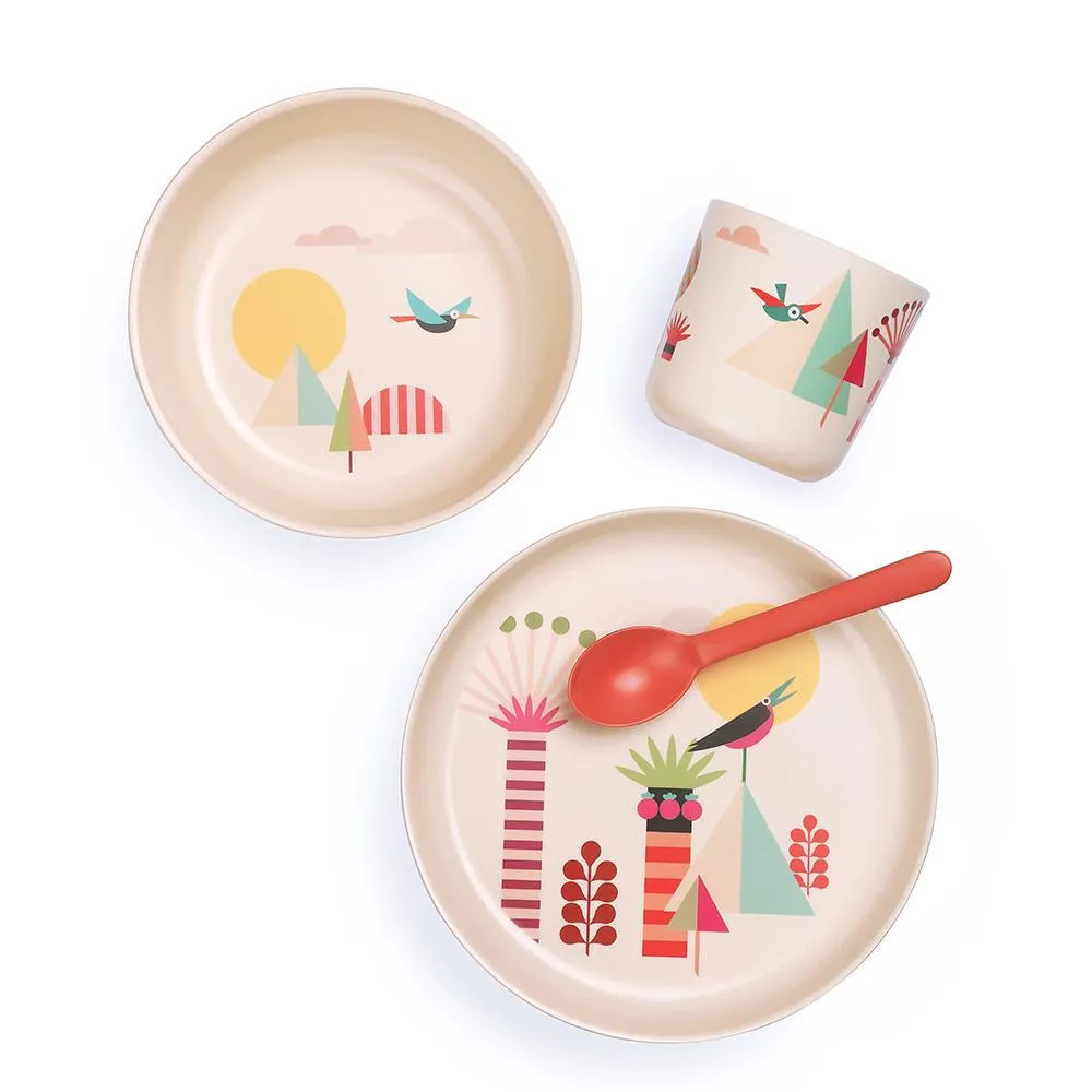 Illustrated Bamboo Kid Set - Trees