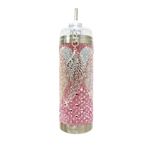 Jacqueline Kent Crystal Tumbler - Divine Collection Dream Pink