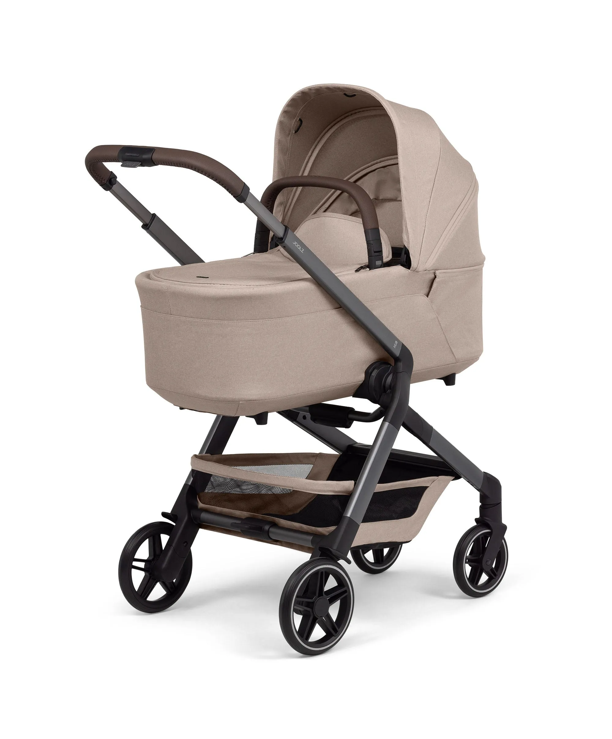 Joolz Hub² Pushchair Bundle with Cybex Cloud T Car Seat & Base (8 Piece) – Sandy Taupe