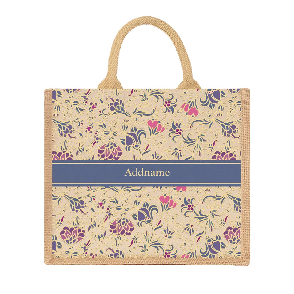 Kalamkari Jute Tote Bag