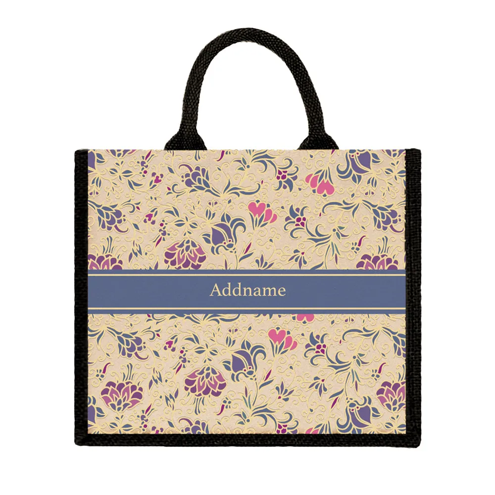 Kalamkari Jute Tote Bag