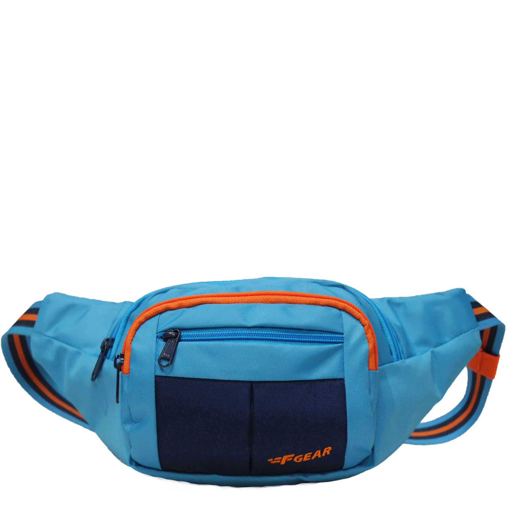 Lattitude Blue Navy Orange Waist Pouch