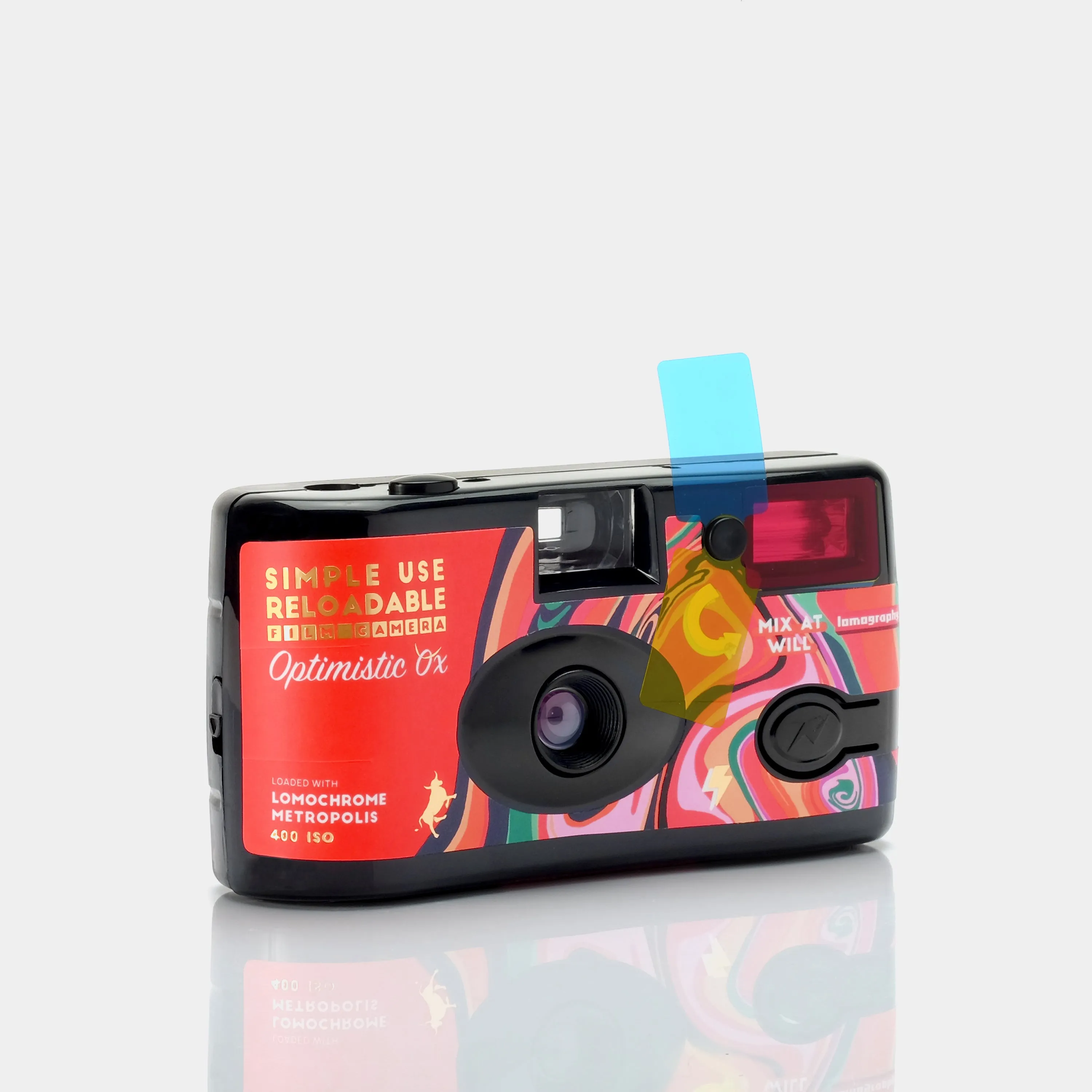 Lomography Optimistic Ox Edition Simple Use 35mm Point and Shoot Film Camera