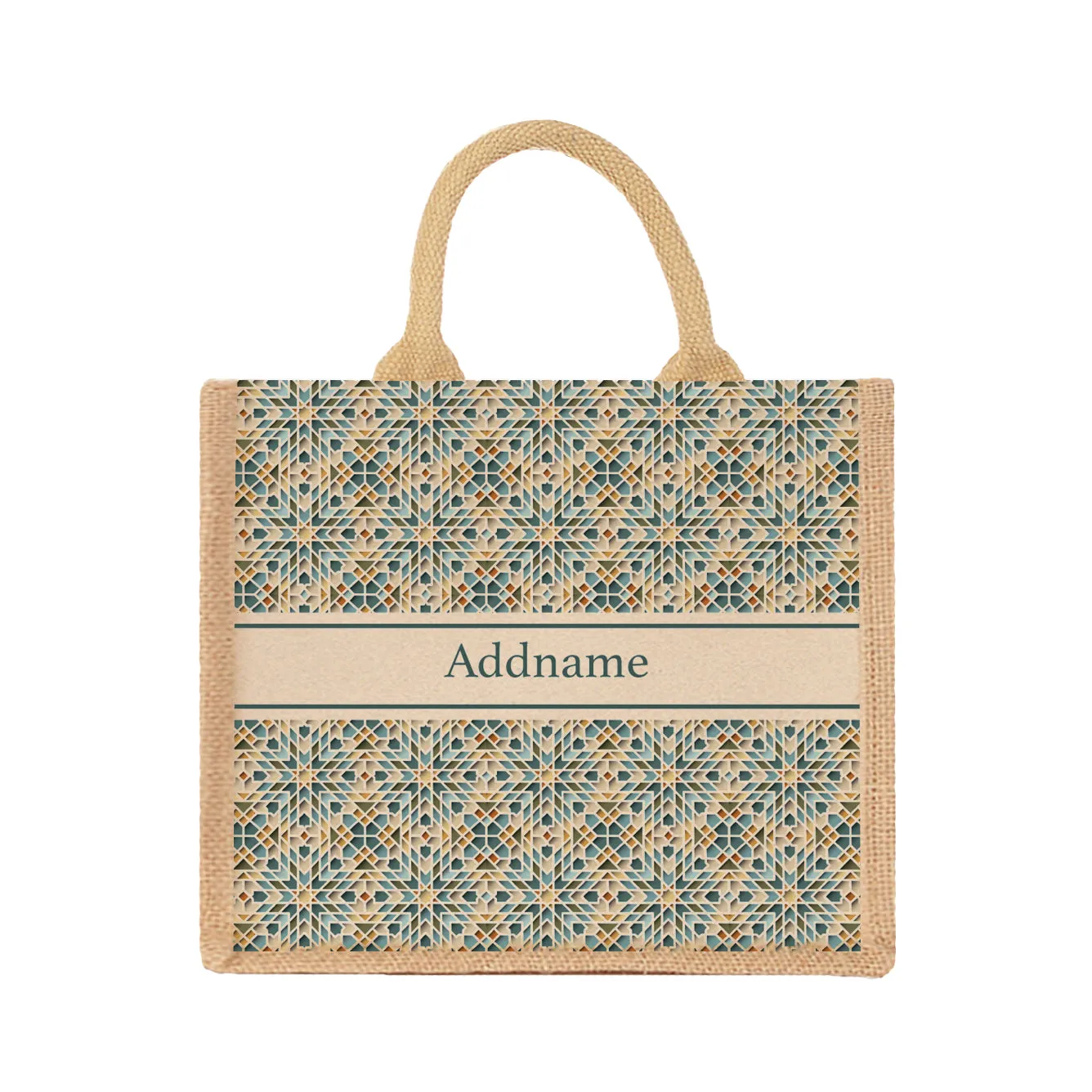 Moroccan Amora Jute Tote Bag