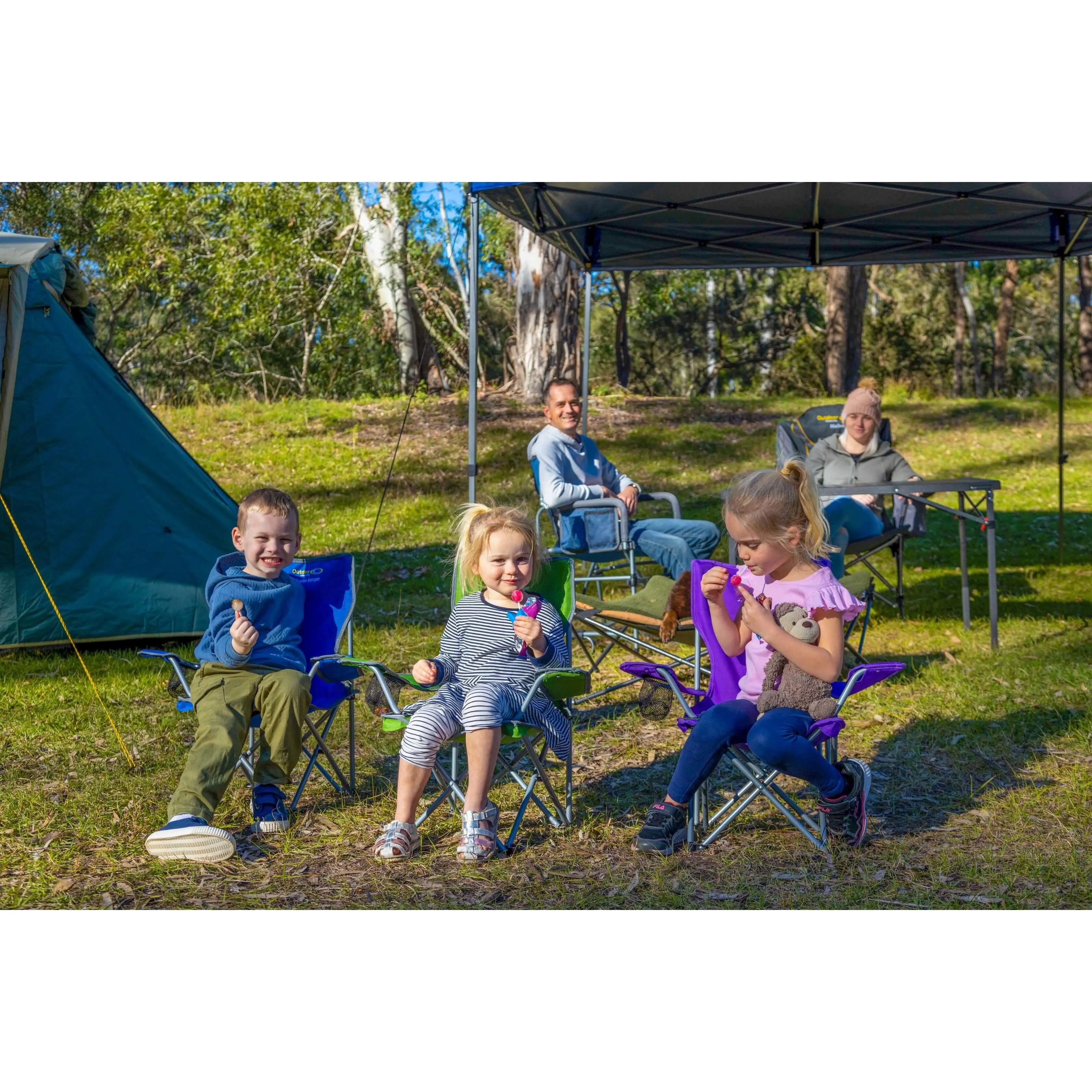 Outdoor Connection Junior Camper Quad Fold Chair