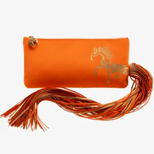 Ponytail Clutch “ANNA Orange” -  Designed For Ingrid Klimke