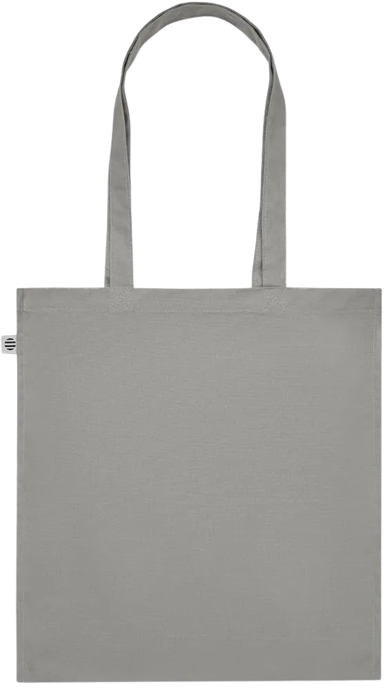 Premium colored organic cotton tote bag