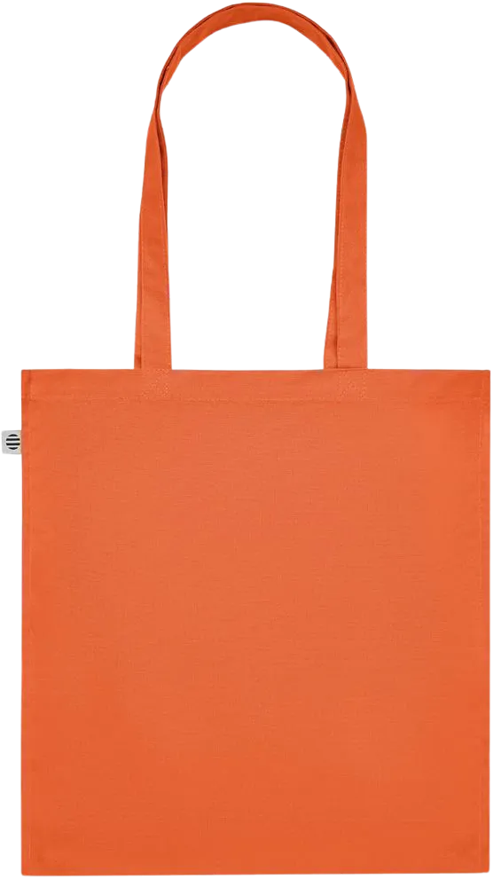 Premium colored organic cotton tote bag