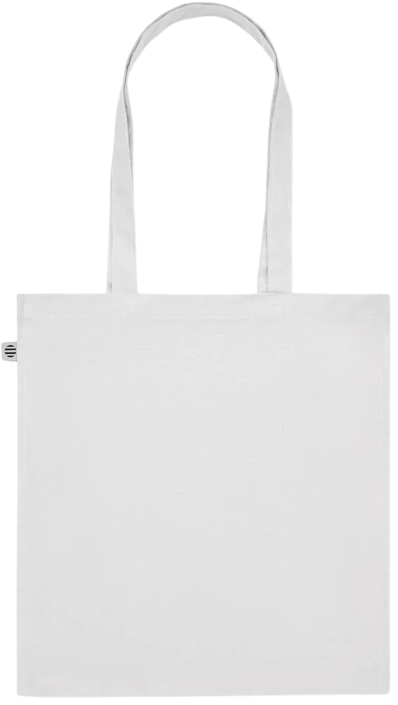 Premium colored organic cotton tote bag