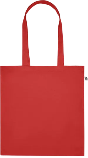 Premium colored organic cotton tote bag