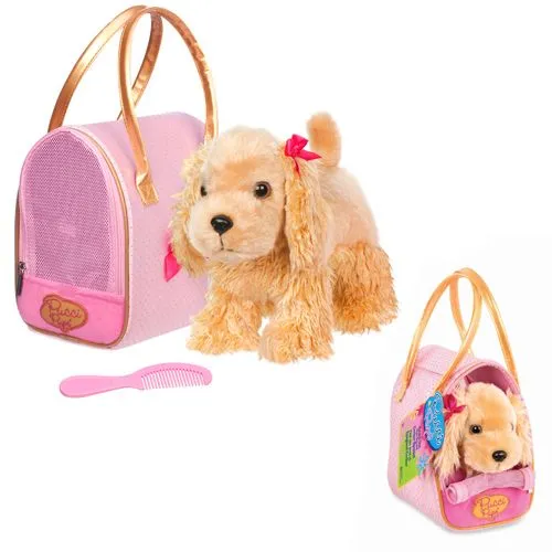 Pucci Pup Golden Dot Glam Bag & Cocker Spaniel