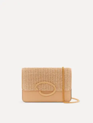 Raffia Woven O Pochette