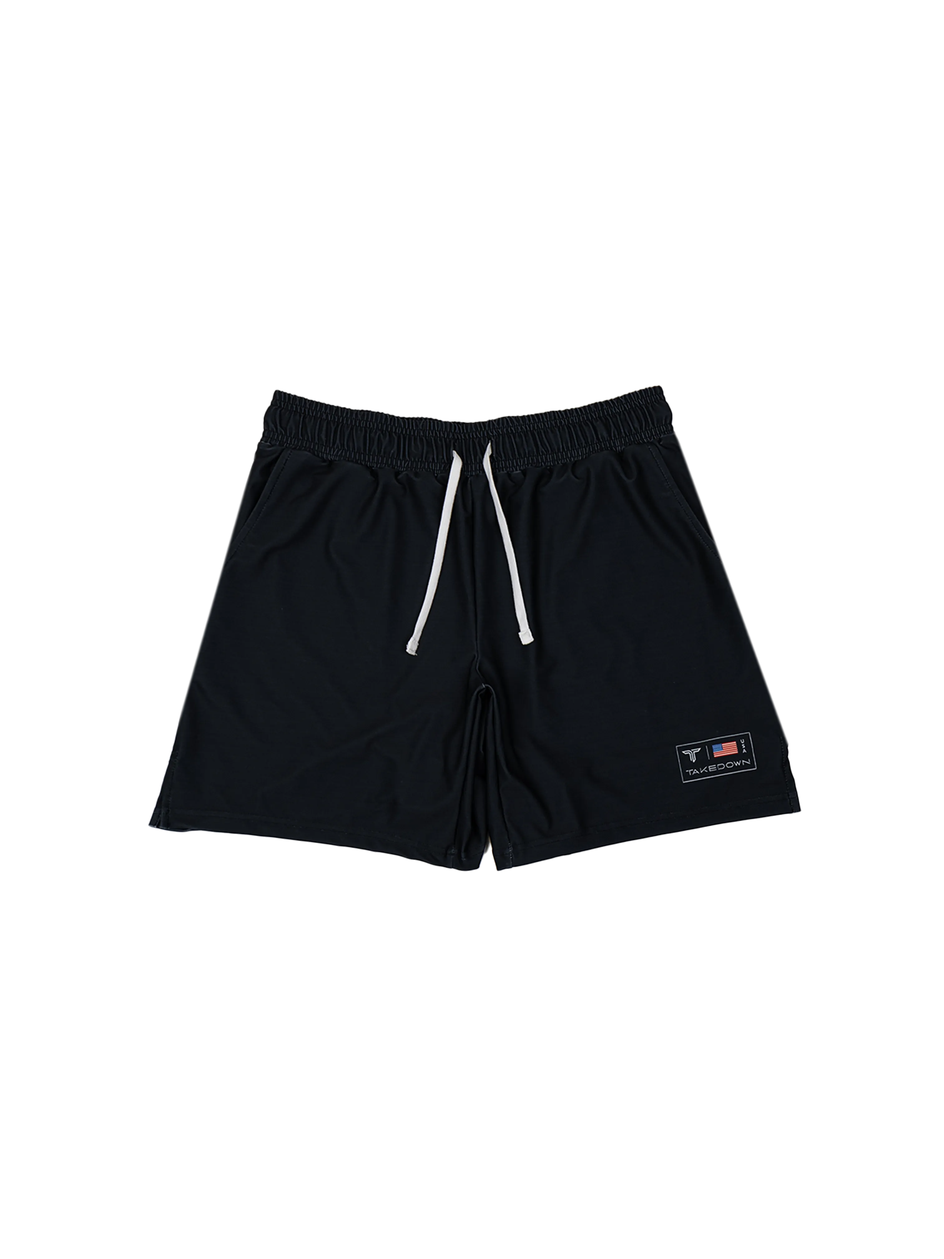 Raven Black Core Gym Shorts (5"&7" Inseam)